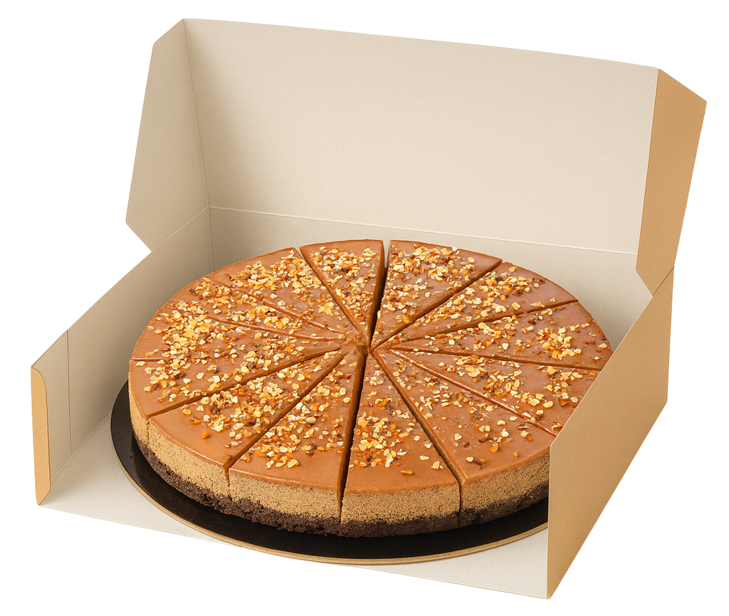[58517] 58517 - CHEESECAKE NOCCIOLA CIOCCOLATO 1400g 14fette